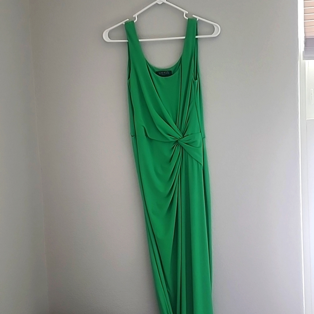 Ralph Lauren Green Maxi Dress